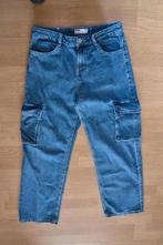 Bershka Cargo jeans maat 38, Blauw, Zo goed als nieuw, W30 - W32 (confectie 38/40), Bershka