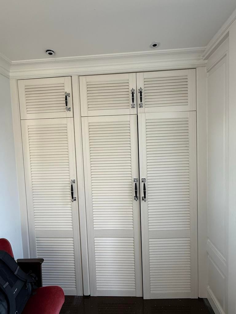 Louvre deuren, Doe-het-zelf en Verbouw, Deuren en Horren, Gebruikt, 120 cm of meer, Binnendeur, Ophalen of Verzenden