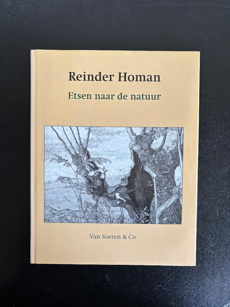 Reinder Homan - Etsen naar de natuur - 1999, Gelezen, Reinder Homan, Ophalen of Verzenden, Schilder- en Tekenkunst