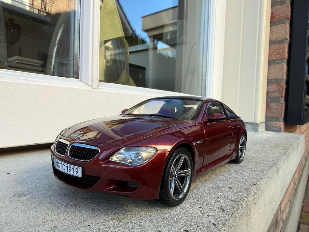 1:18 BMW E63 M6 Coupe V10 Indianapolis Red 2005 Kyosho, Hobby en Vrije tijd, Modelauto's | 1:18, Kyosho, Auto, Ophalen of Verzenden