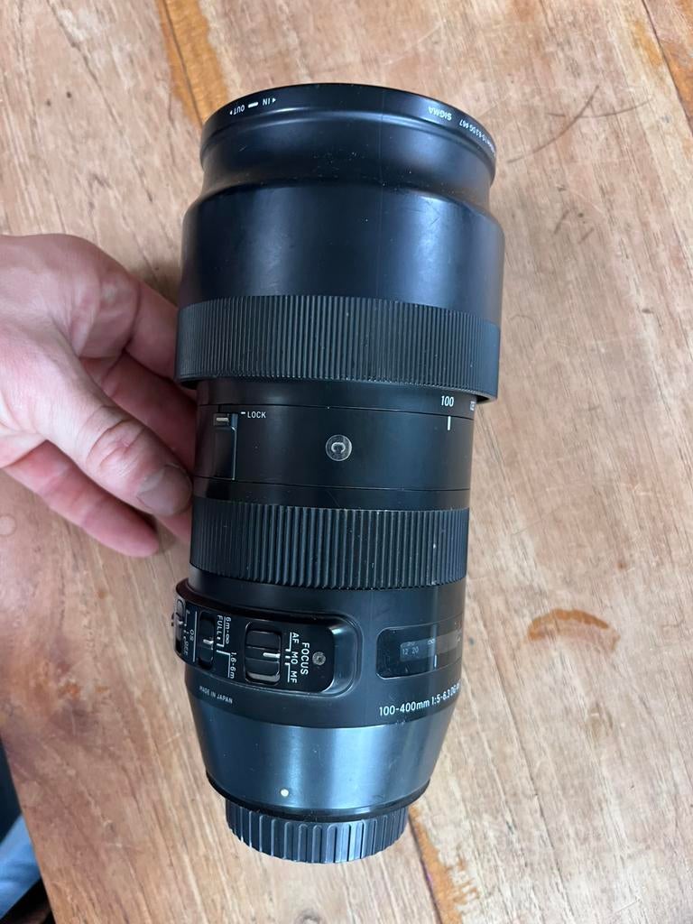 Sigma 100-400mm DG OS HSM voor CANON, Audio, Tv en Foto, Fotografie | Lenzen en Objectieven, Ophalen, Gebruikt, Telelens, Zoom