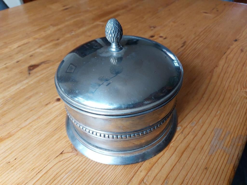 Williams Sheffield (biscuit barrel), Antiek en Kunst, Antiek | Servies los, Ophalen of Verzenden