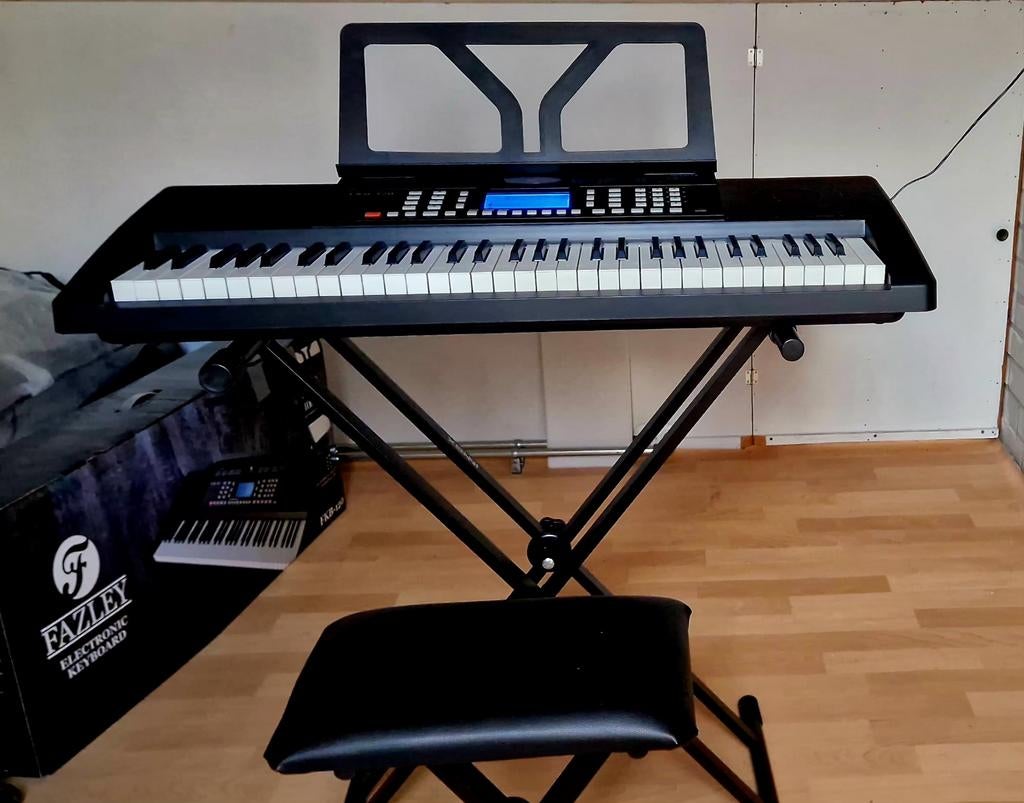 FAZLEY KEYBOARD FKB 120 INCLUSIEF Krukje en 2 Boeken, Ophalen