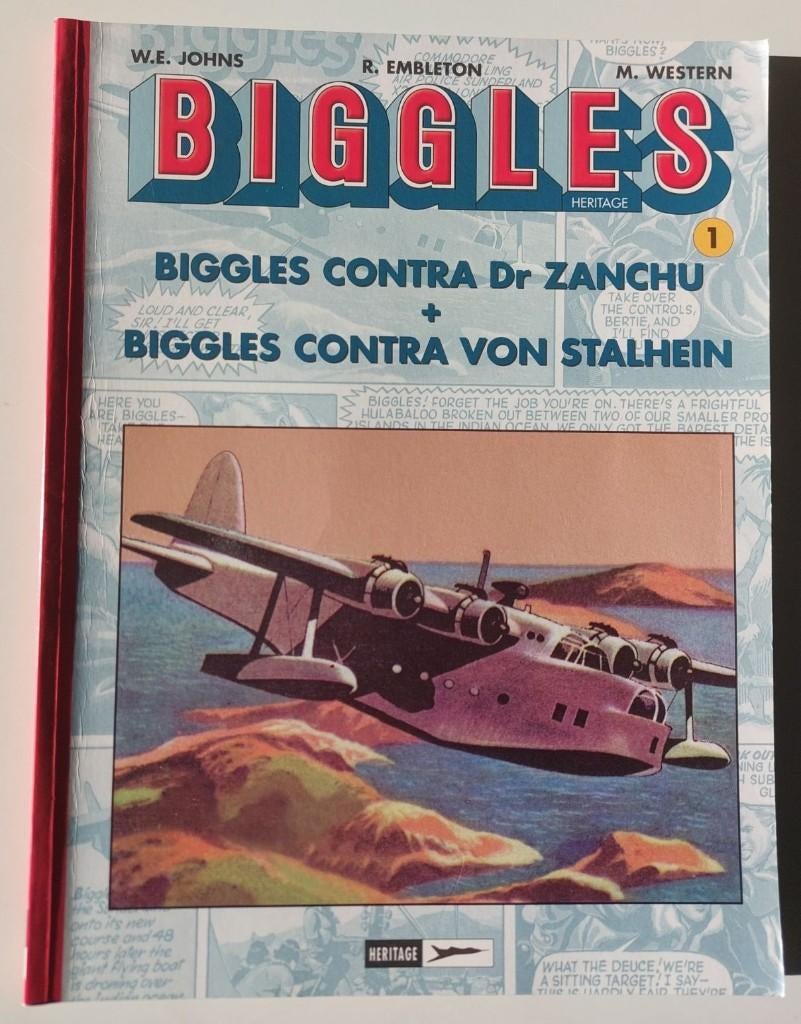 Biggles, Dan Cooper, Buck Danny strips + luchtvaart items, Meerdere stripboeken, Ophalen, Gelezen
