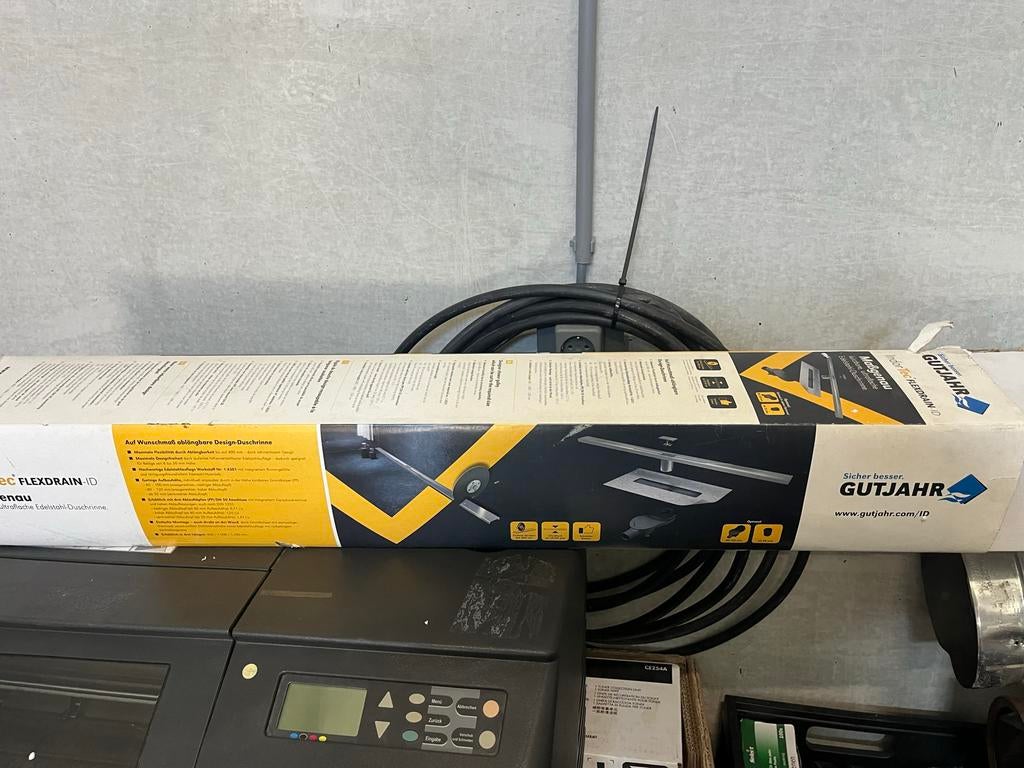 Gutjahr IndorTec FLEXDRAIN-ID RVS douchegoot, Ophalen of Verzenden, Nieuw, Rvs, Douche