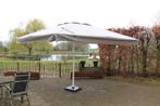 Nieuwe parasol 4x4 met telescoopsysteem, Tuin en Terras, Parasols, Nieuw, Ophalen of Verzenden, Waterdicht, Stokparasol