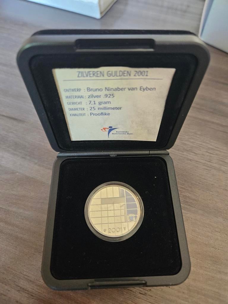 Zilveren gulden 2001, Ophalen, Koningin Beatrix, 1 gulden