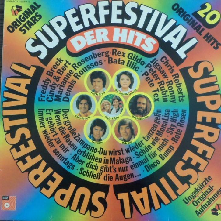 Lp - Superfestival Der Hits, Cd's en Dvd's, Vinyl | Overige Vinyl, Gebruikt, 12 inch, Ophalen of Verzenden