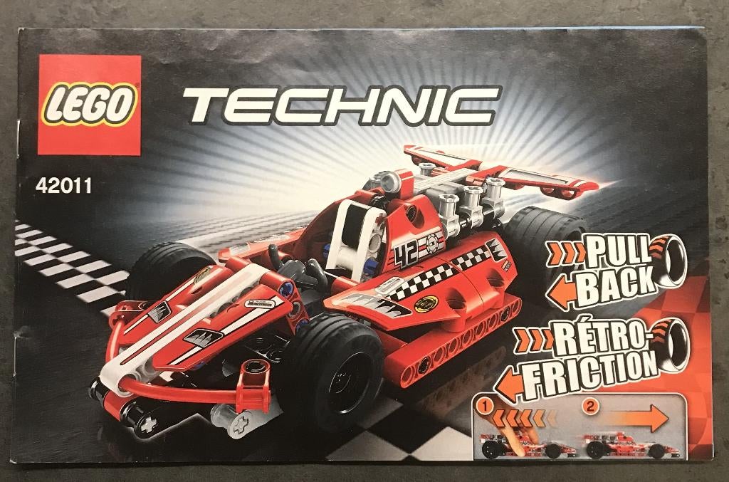 LEGO Technic Racewagen - 42011, Lego, Ophalen of Verzenden, Zo goed als nieuw, Technic