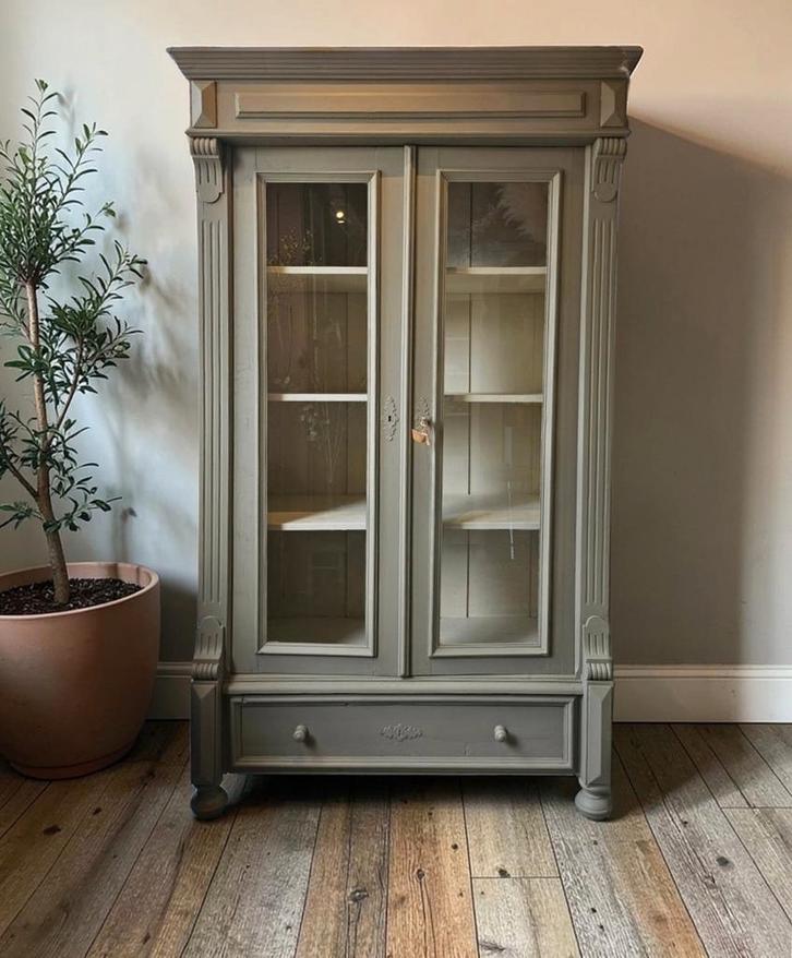 Vitrinekast, Huis en Inrichting, Kasten | Buffetkasten, 50 tot 100 cm, 25 tot 50 cm, Ophalen of Verzenden