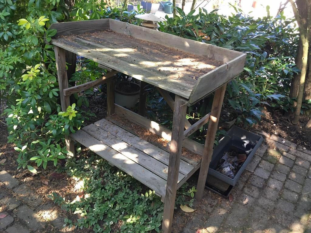 Te koop plantentafel, Ophalen, Gebruikt