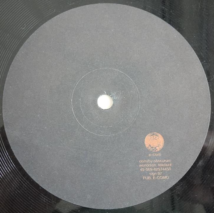 Obscurum - Dom 12'' Techno Vinyl 1997, Cd's en Dvd's, Vinyl | Dance en House, Zo goed als nieuw, Overige genres, 12 inch, Ophalen