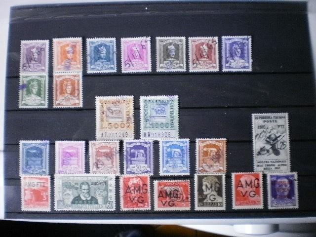 Italië - belastingzegels en zegels met overdruk, Verzenden, Gestempeld