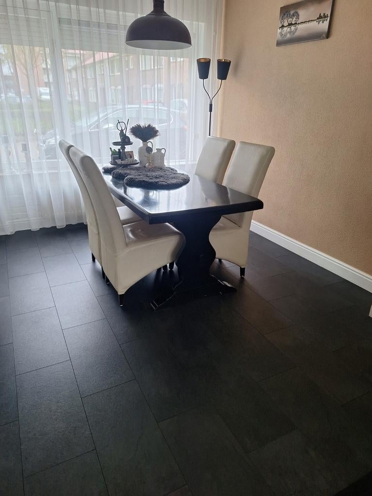 Eettafel/kloostertafel., Huis en Inrichting, Tafels | Eettafels, Overige houtsoorten, Gebruikt, 100 tot 150 cm, Ophalen of Verzenden