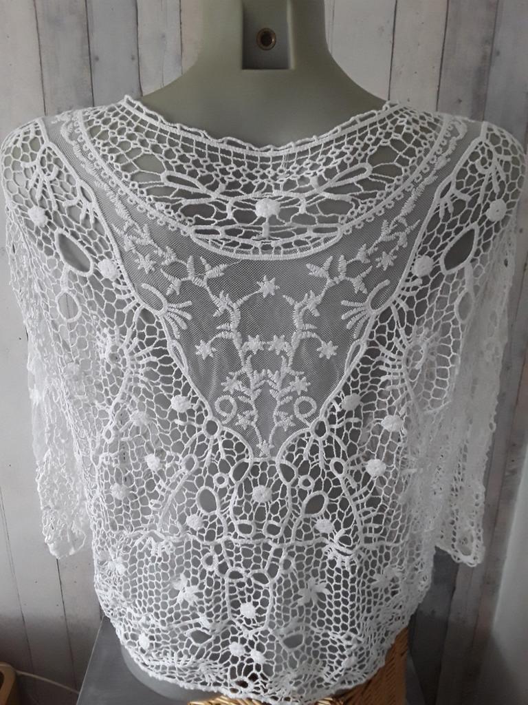 Kanten blouse, Antiek en Kunst, Antiek | Kleding en Accessoires, Ophalen of Verzenden