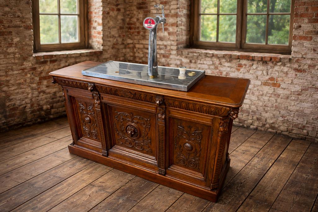 Eiken toog bar uitgifte cafe mancave tap tapblad, Ophalen, Manuel, Manuel, Info@