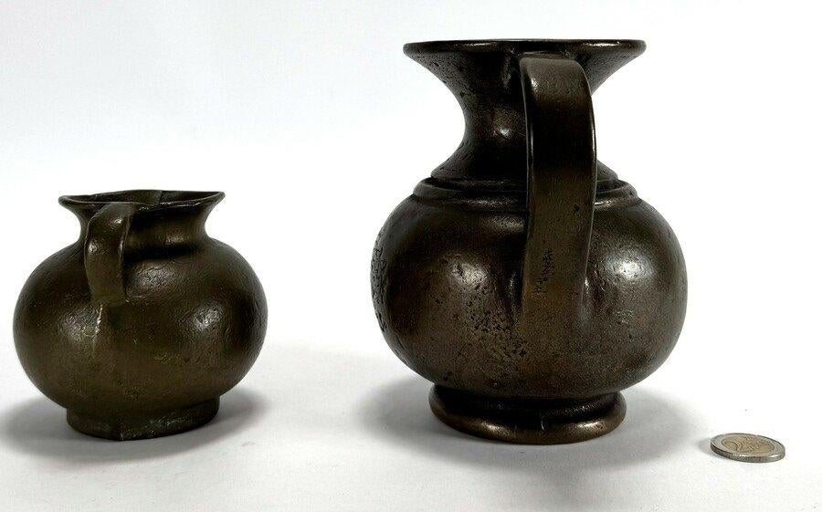 1168. Messing kruiken, 19e eeuw, Ophalen of Verzenden