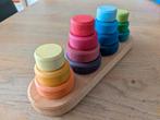 Grimm's Stapeltoren Regenboog Houten Speelgoed, Ophalen of Verzenden, Zo goed als nieuw, Overige typen