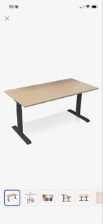 Elektrisch Zit-Sta Bureau 140x80cm - Zwart Frame, Wild Peren, Ophalen, Elektrisch, Zo goed als nieuw, Zit-sta bureau