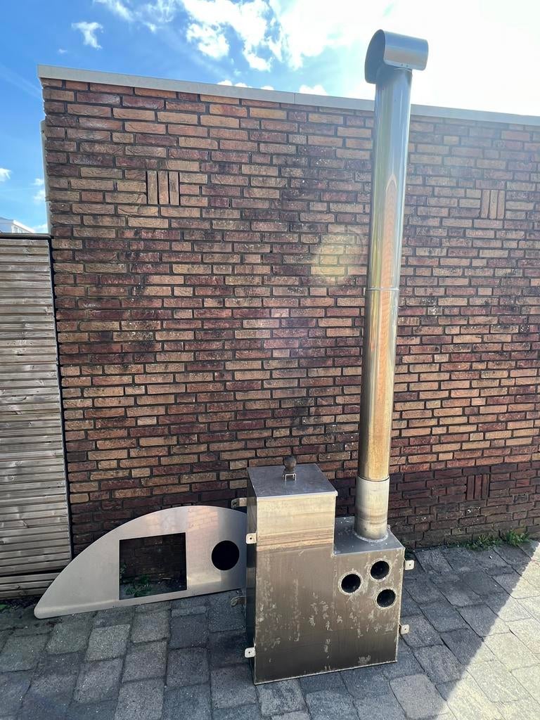 Houtkachel voor hottub - bieden, Ophalen, Gebruikt
