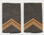 set rangen epauletten Sergeant 1e kl (A20), Ophalen of Verzenden, Landmacht, Nederland, Embleem of Badge