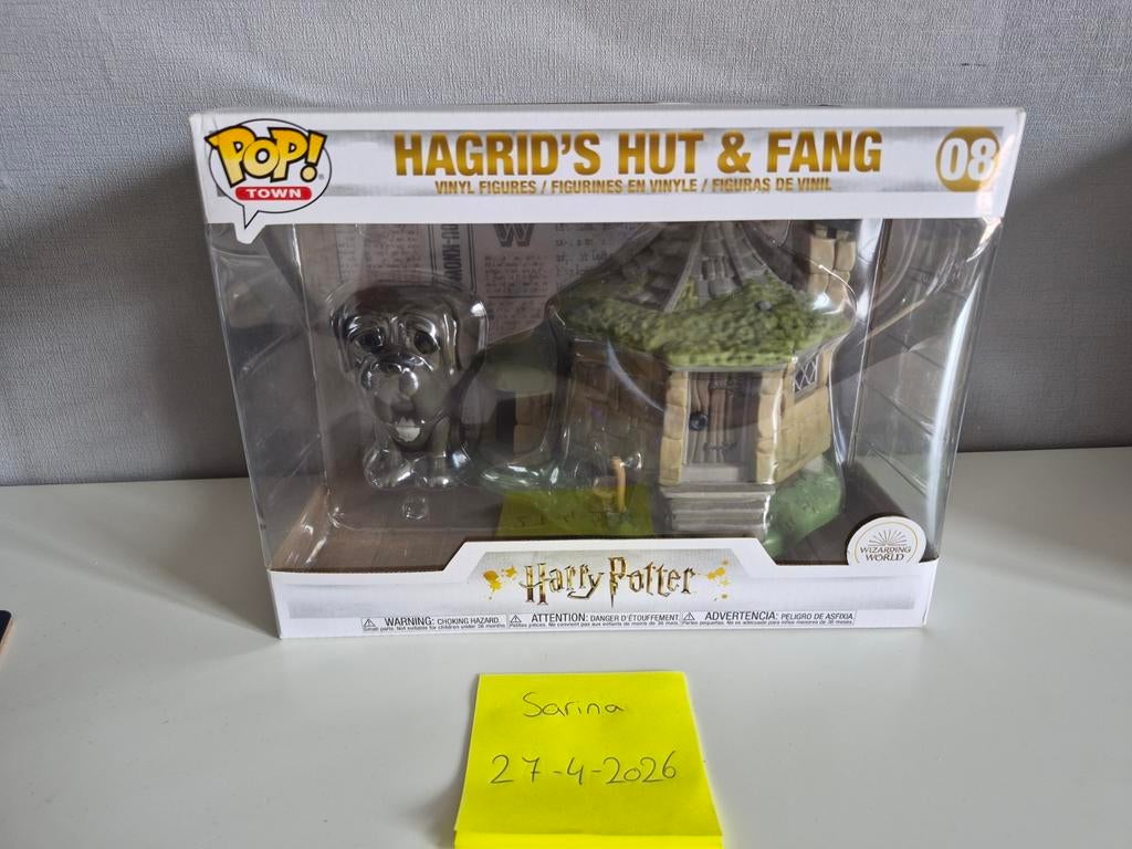 Funko pop harry potter hagrid's hut & fang 08, Ophalen of Verzenden, Zo goed als nieuw
