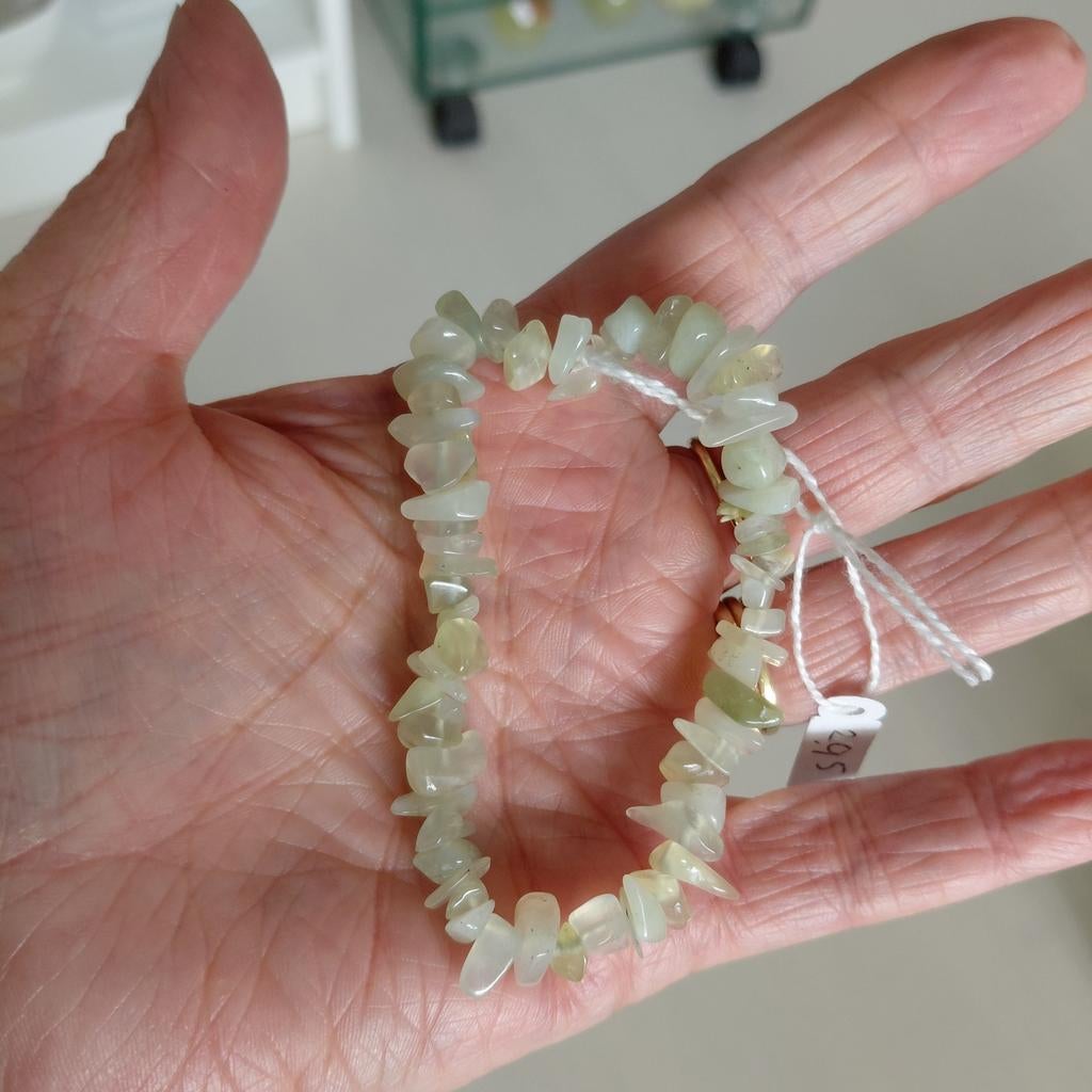 Jade chip-armband, Onbekend, Nieuw, Ophalen of Verzenden, Onbekend