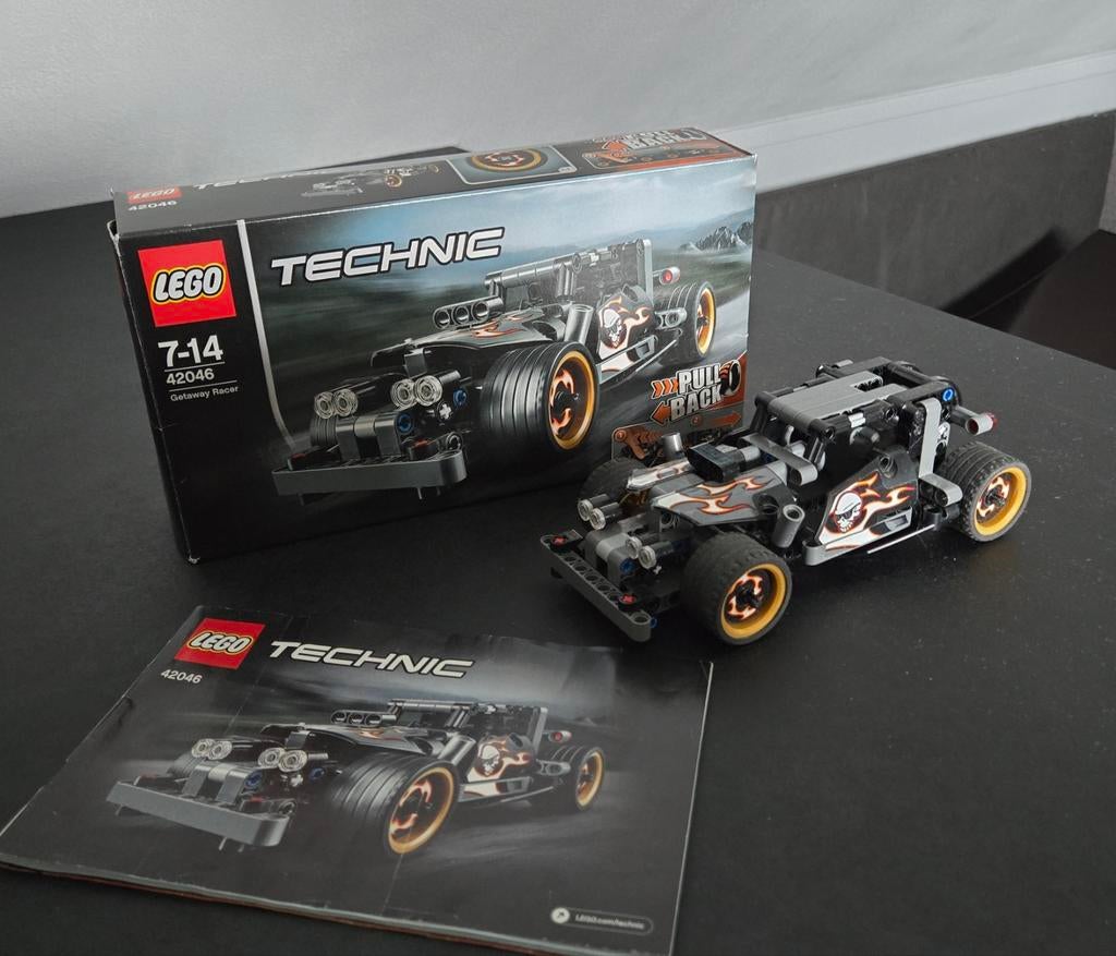 Lego Technic 42046 Getaway Racer, Ophalen, Compleet, Lego, Zo goed als nieuw