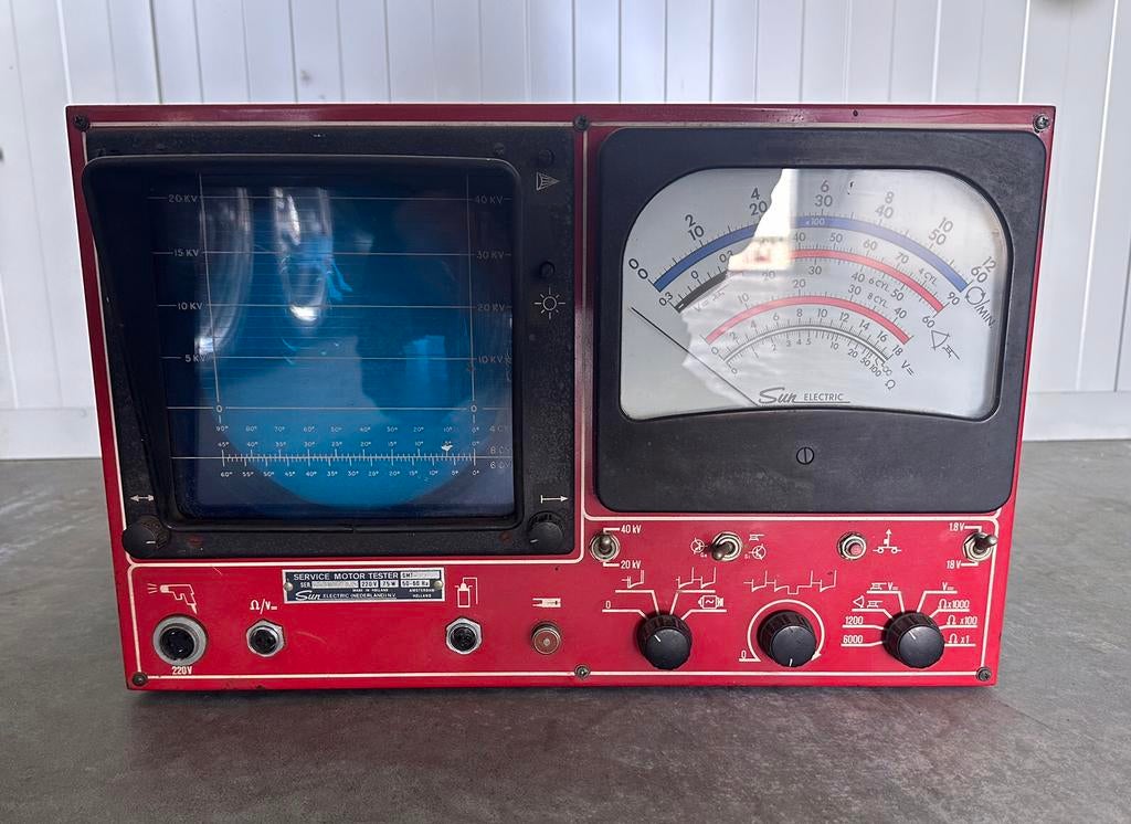 SUN Motor Tester- Vintage-Mancave-Garage- Eyecatcher, Ophalen, Gebruikt