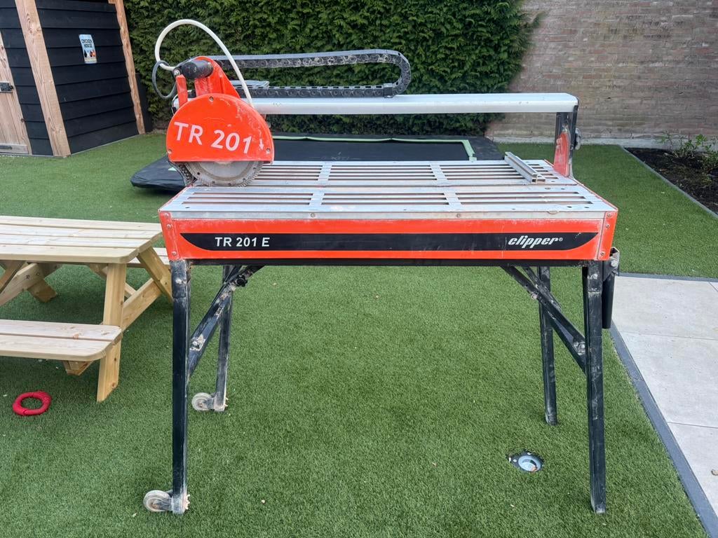 Clipper TR 201e licht gewicht tegelzaagmachine, Doe-het-zelf en Verbouw, Gereedschap | Zaagmachines, Ophalen, Gebruikt, 70 mm of meer