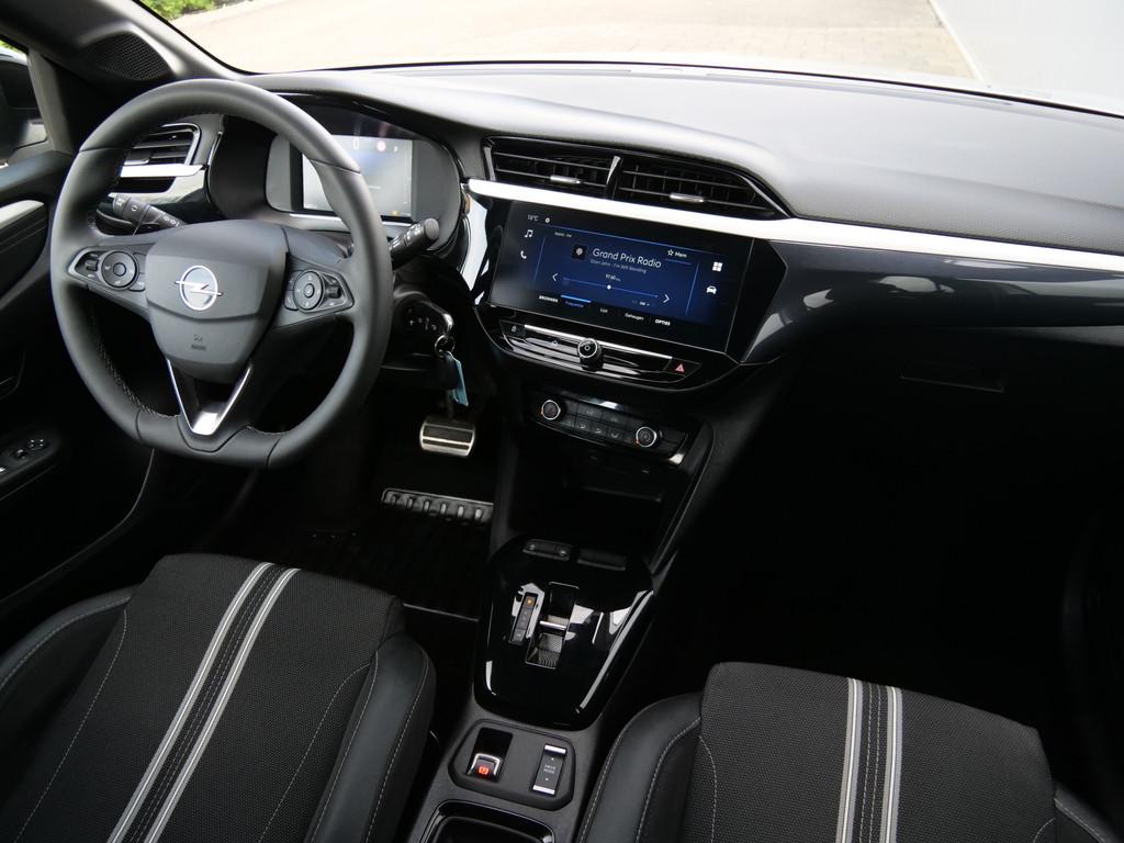 Opel Corsa 1.2 Turbo Hybrid GS 110 Pk Automaat DAB / Apple C, Auto's, Stof, 610 kg, Hybride Elektrisch/Benzine, 1167 kg