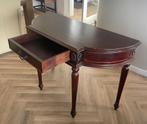 Halfronde Wandtafel / haltafel / sidetable met Ornamenten, Ophalen