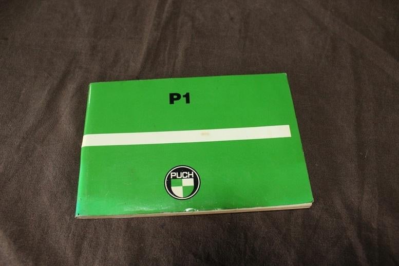 Puch P1 moped owner's manual betriebsanleitung, Ophalen of Verzenden, Gebruikt