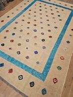 Handgeweven en handgeknoopt oosterse wollen kelim 295x206, Info@SlatsAntiek.nl, Crème, Vof Slats Antiek, Ophalen of Verzenden