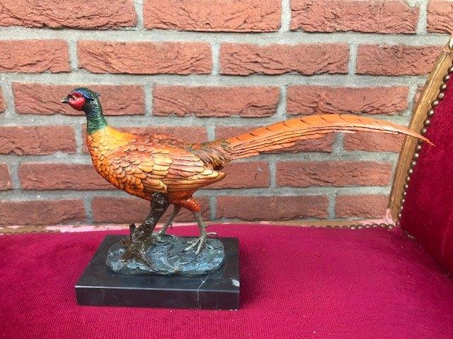 Weens brons: levensechte fazant, Ophalen of Verzenden, Brons, Beeld, Klassiek