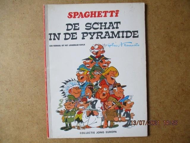 adv5049 jong europa - spaghetti, Boeken, Stripboeken, Eén stripboek, Ophalen, Gelezen