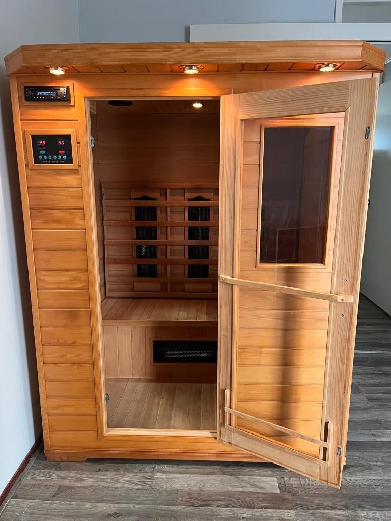 Infrarood Sauna 150 x 120 x 190 cm, Sport en Fitness, Sauna, Ophalen, Gebruikt, Complete sauna, 8723BP-8