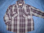 Blauw geruit hemd, 74, just small, Kinderen en Baby's, Babykleding | Maat 74, Ophalen of Verzenden, Zo goed als nieuw, Jongetje