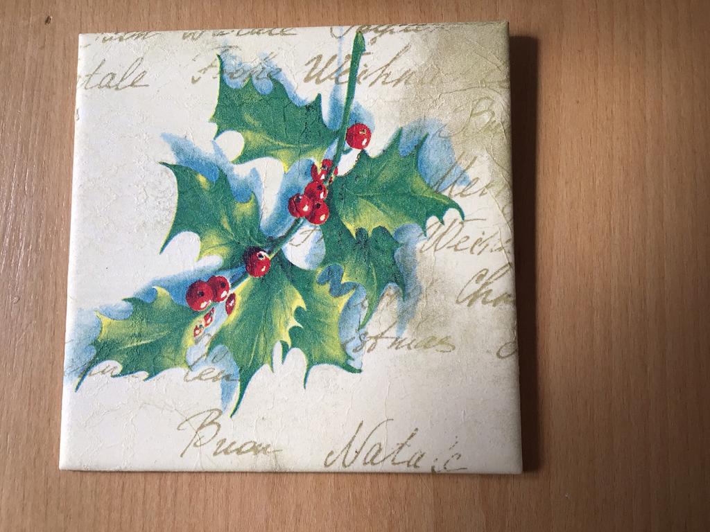 Siertegel Kerst, Antiek en Kunst, Ophalen of Verzenden