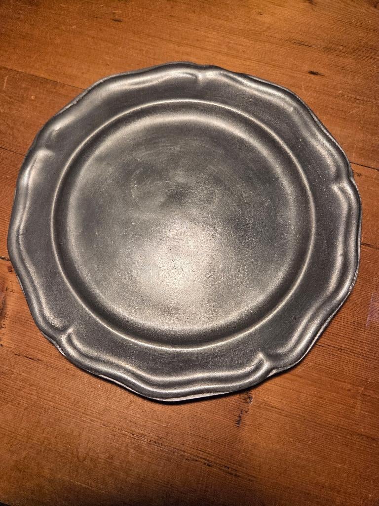 Tinnen bordje, Antiek en Kunst, Antiek | Tin, Ophalen of Verzenden