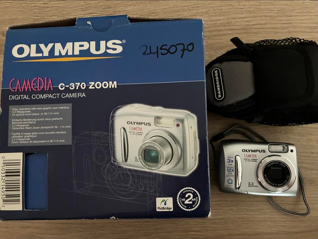 Olympus Camedia C-370 Zoom digitale compact camera, Ophalen, Compact, Zo goed als nieuw, Olympus