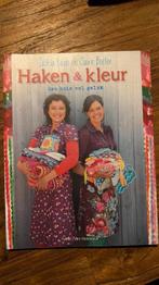 Saskia Laan - Haken en kleur, Boeken, Breien en Haken, Saskia Laan; Claire Boeter, Ophalen of Verzenden, Zo goed als nieuw