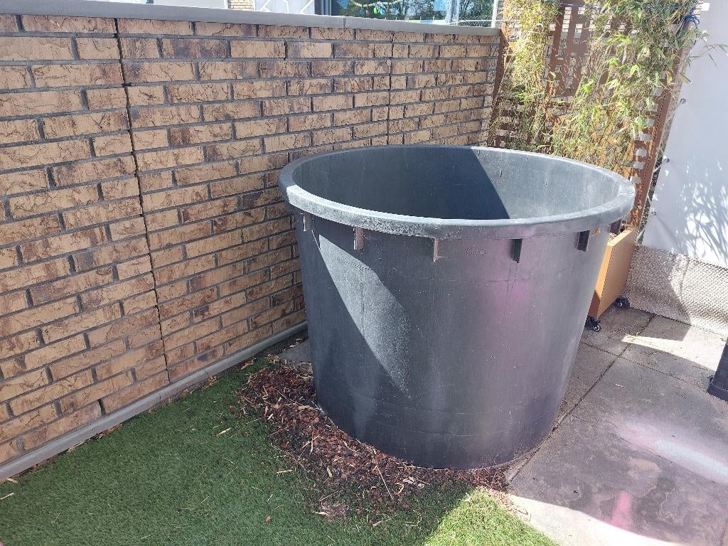 500 liter kuip (gaten in onderkant), Ophalen, Kunststof, Gebruikt, 100 cm of meer