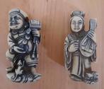 2 NETSUKE BEELDJES, Ophalen of Verzenden