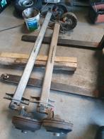 Aanhangwagen assen geremd gebruikt patm 90 170 oploopremmen, Ophalen of Verzenden, Gebruikt