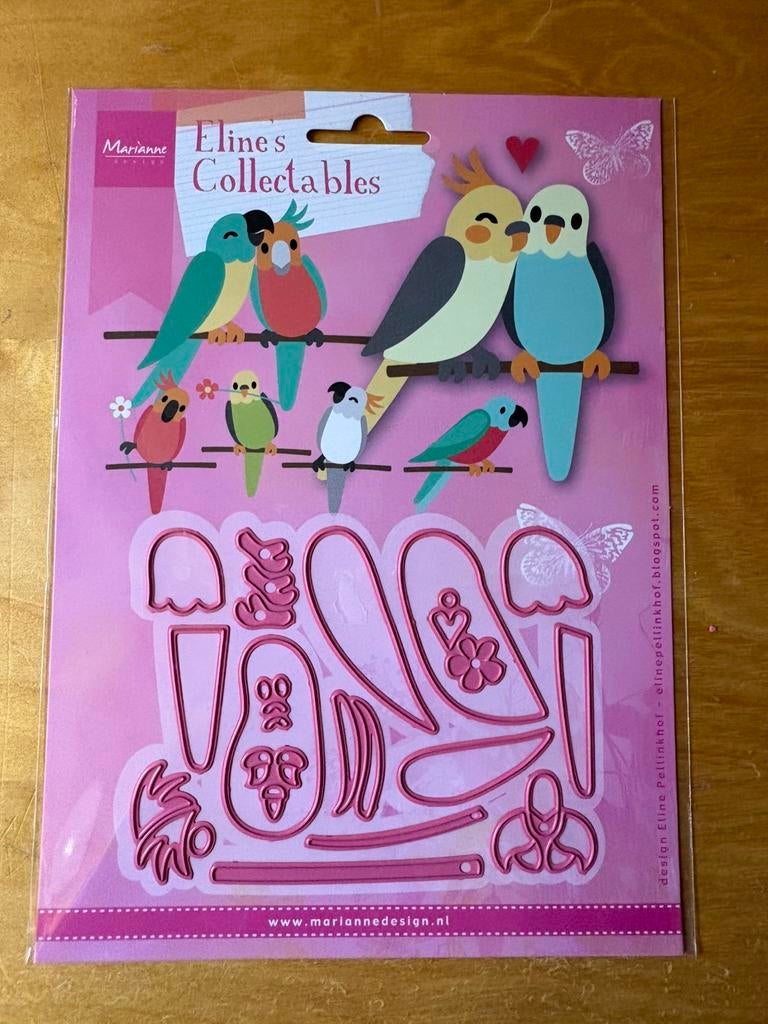 Snijmal marianne design col1465 vogels, Hobby en Vrije tijd, Ophalen of Verzenden, Zo goed als nieuw, Overige thema's, Pons of Mal