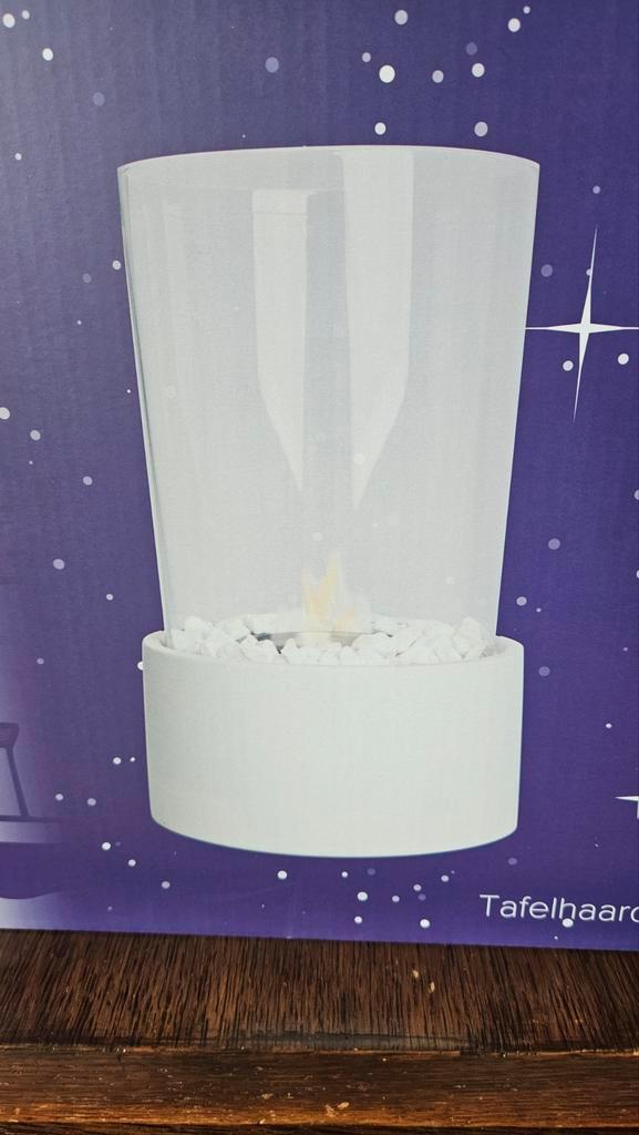 Gusta Bio Ethanol Brander - Sfeervolle Haard. Wit., Huis en Inrichting, Haarden, Nieuw, Gelhaard, Ophalen of Verzenden