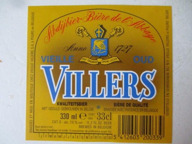 bieretiket Belgie 12-4 (12V) v assche, Verzamelen, Biermerken, Ophalen of Verzenden, Gebruikt, Overige typen, Overige merken