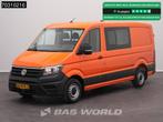 Volkswagen Crafter 102pk Dubbel Cabine L3H2 Airco Werkplaats, Auto's, Gebruikt, Euro 6, 2000 kg, Volkswagen