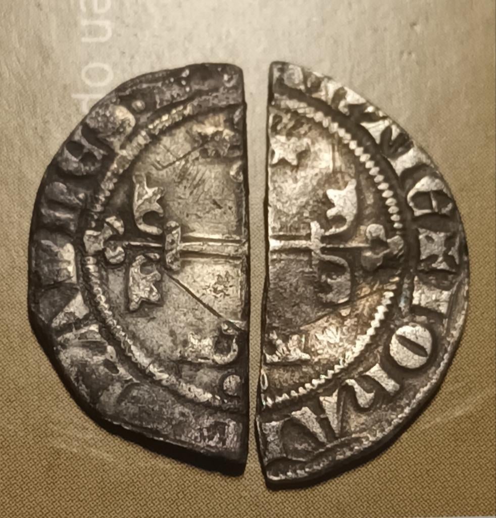 Brussel dubbele Esterlin Jan I rond 1280, Postzegels en Munten, Munten | Nederland, Ophalen of Verzenden